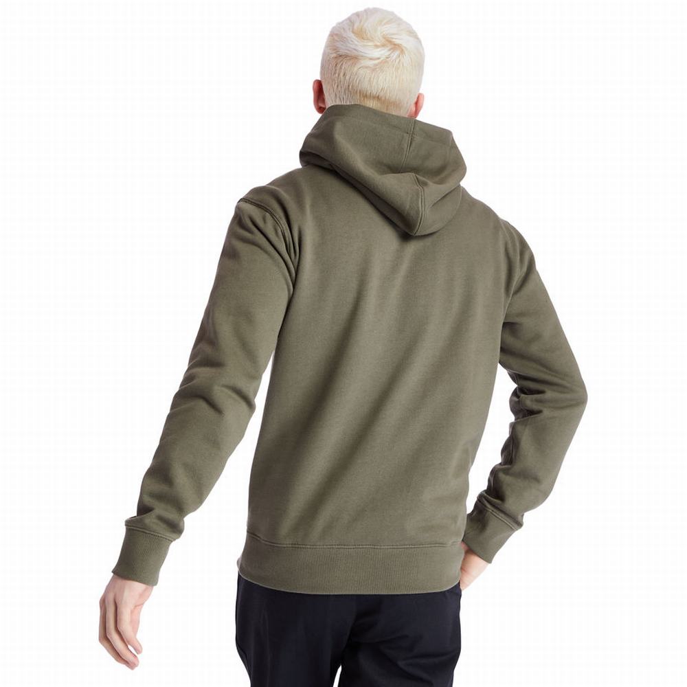 Timberland 1973 Kukuletalı Tişörtü Erkek Yeşil | TR-9180T