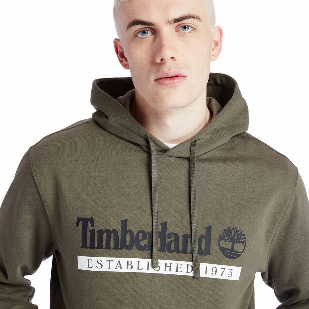 Timberland 1973 Kukuletalı Tişörtü Erkek Yeşil | TR-9180T