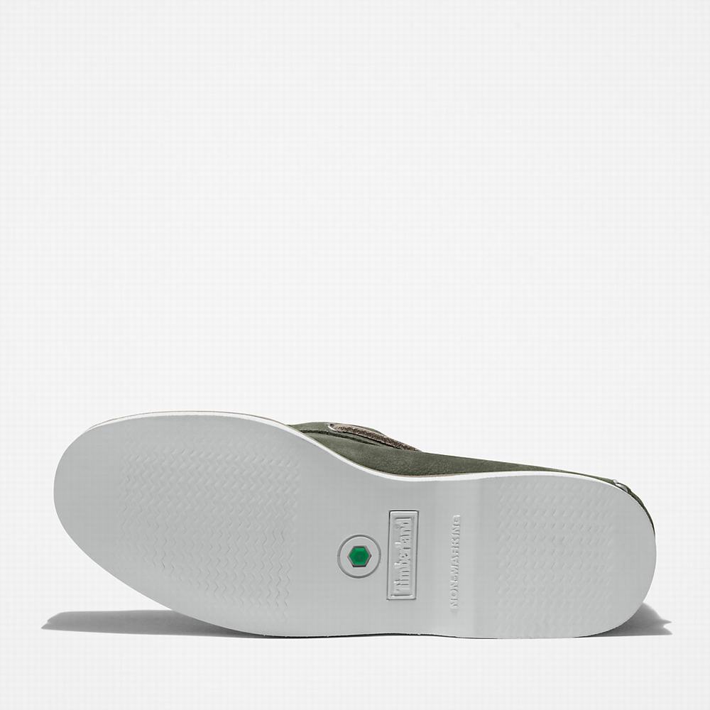 Timberland 2-Eye Classic Tekne Ayakkabısı Erkek Koyu Yeşil | TR-0263N