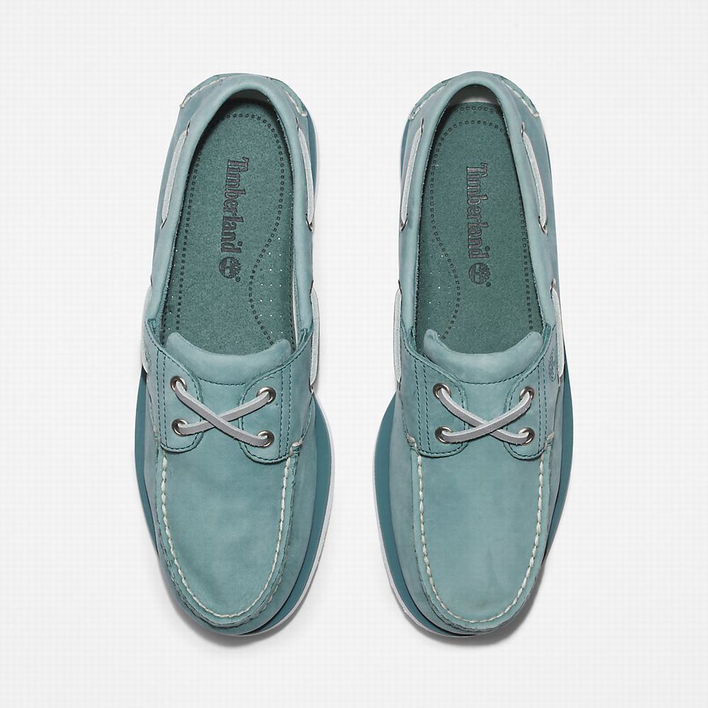 Timberland 2-Eye Classic Tekne Ayakkabısı Erkek Açık Mavi | TR-0961R