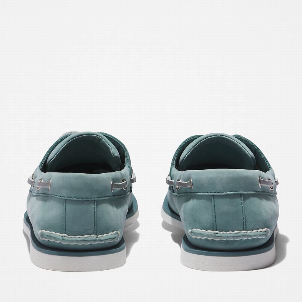 Timberland 2-Eye Classic Tekne Ayakkabısı Erkek Açık Mavi | TR-0961R