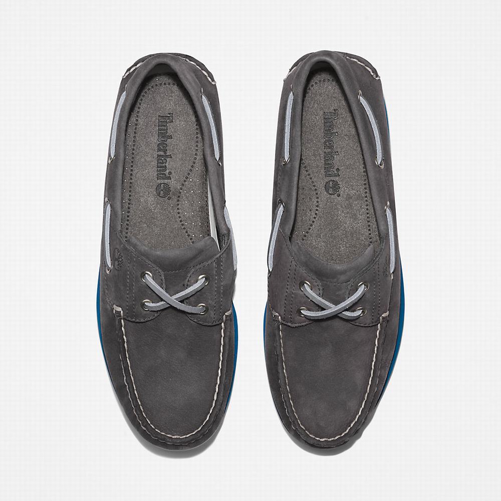 Timberland 2-Eye Classic Tekne Ayakkabısı Erkek Koyu Gri | TR-2854Q