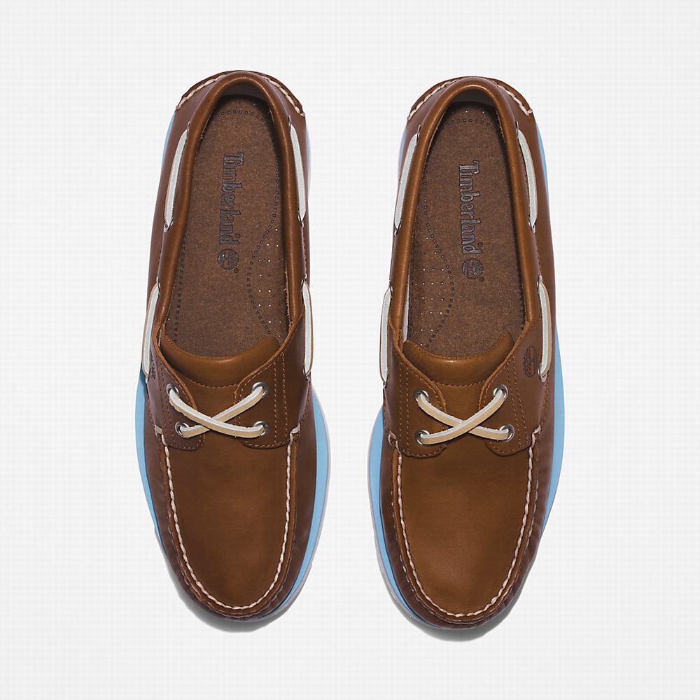 Timberland 2-Eye Classic Tekne Ayakkabısı Erkek Kahverengi | TR-5680B