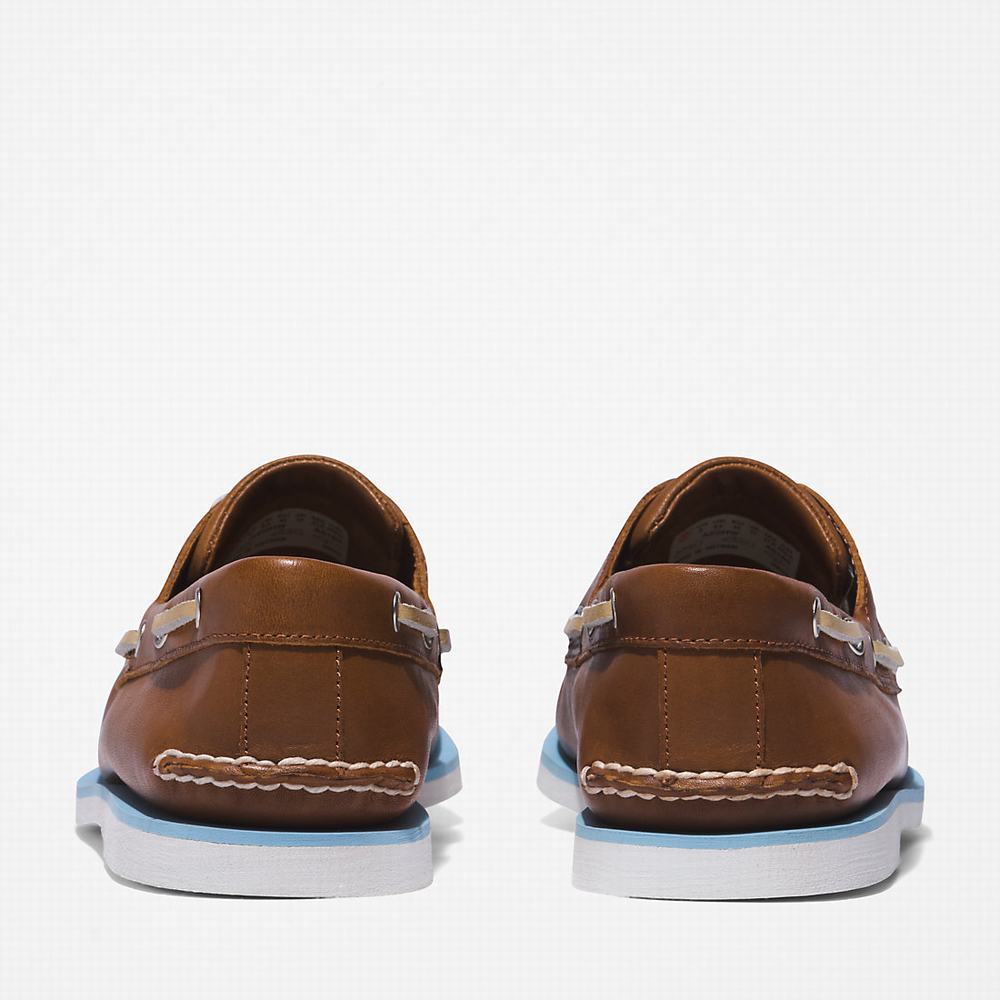 Timberland 2-Eye Classic Tekne Ayakkabısı Erkek Kahverengi | TR-5680B