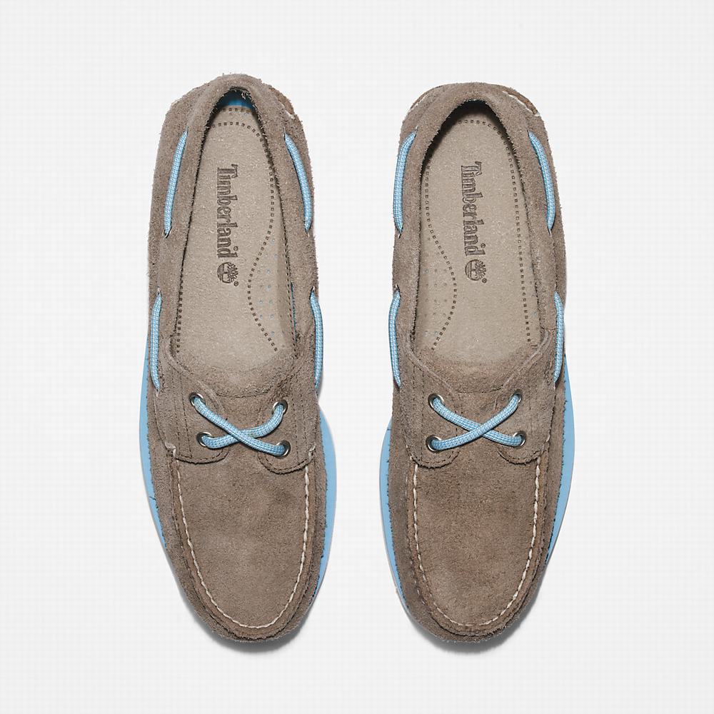 Timberland 2-Eye Classic Tekne Ayakkabısı Erkek Gri | TR-8326P