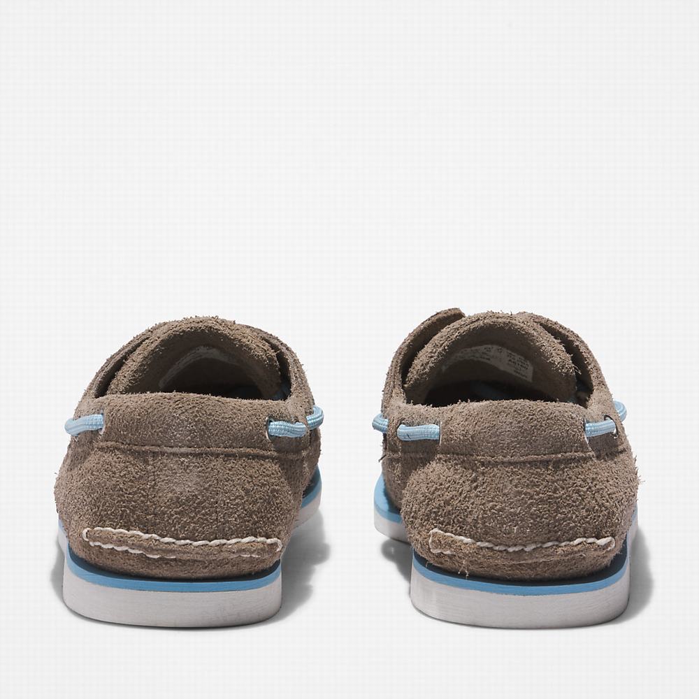 Timberland 2-Eye Classic Tekne Ayakkabısı Erkek Gri | TR-8326P