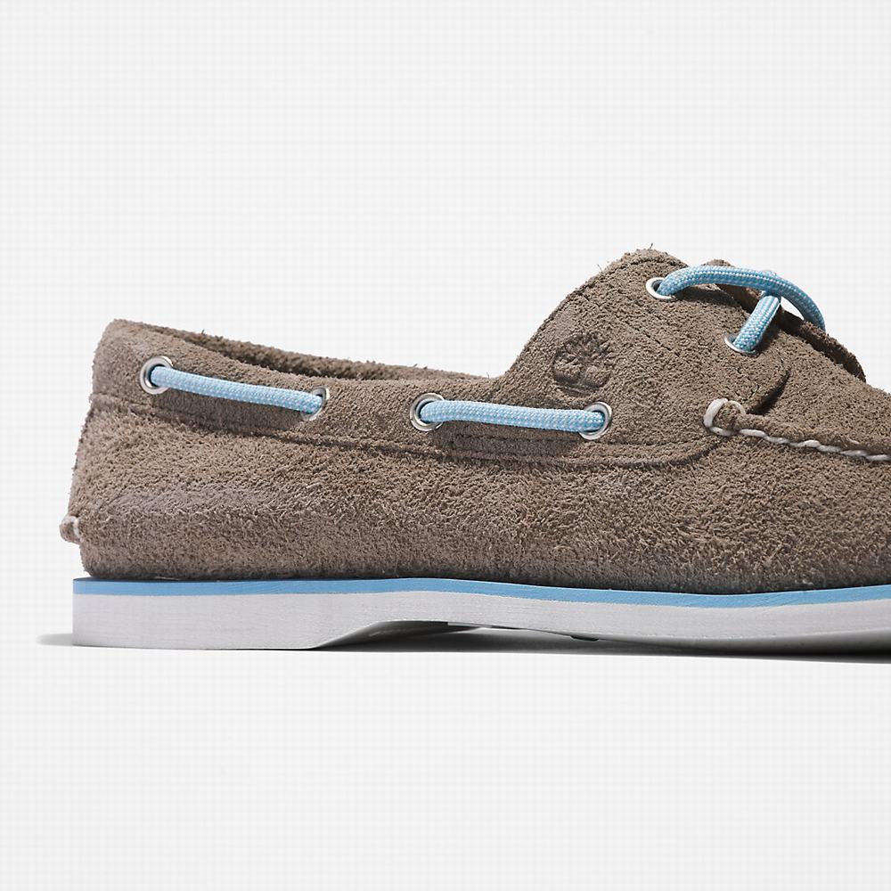 Timberland 2-Eye Classic Tekne Ayakkabısı Erkek Gri | TR-8326P