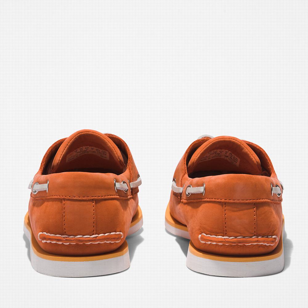 Timberland 2-Eye Classic Tekne Ayakkabısı Erkek Turuncu | TR-8619A