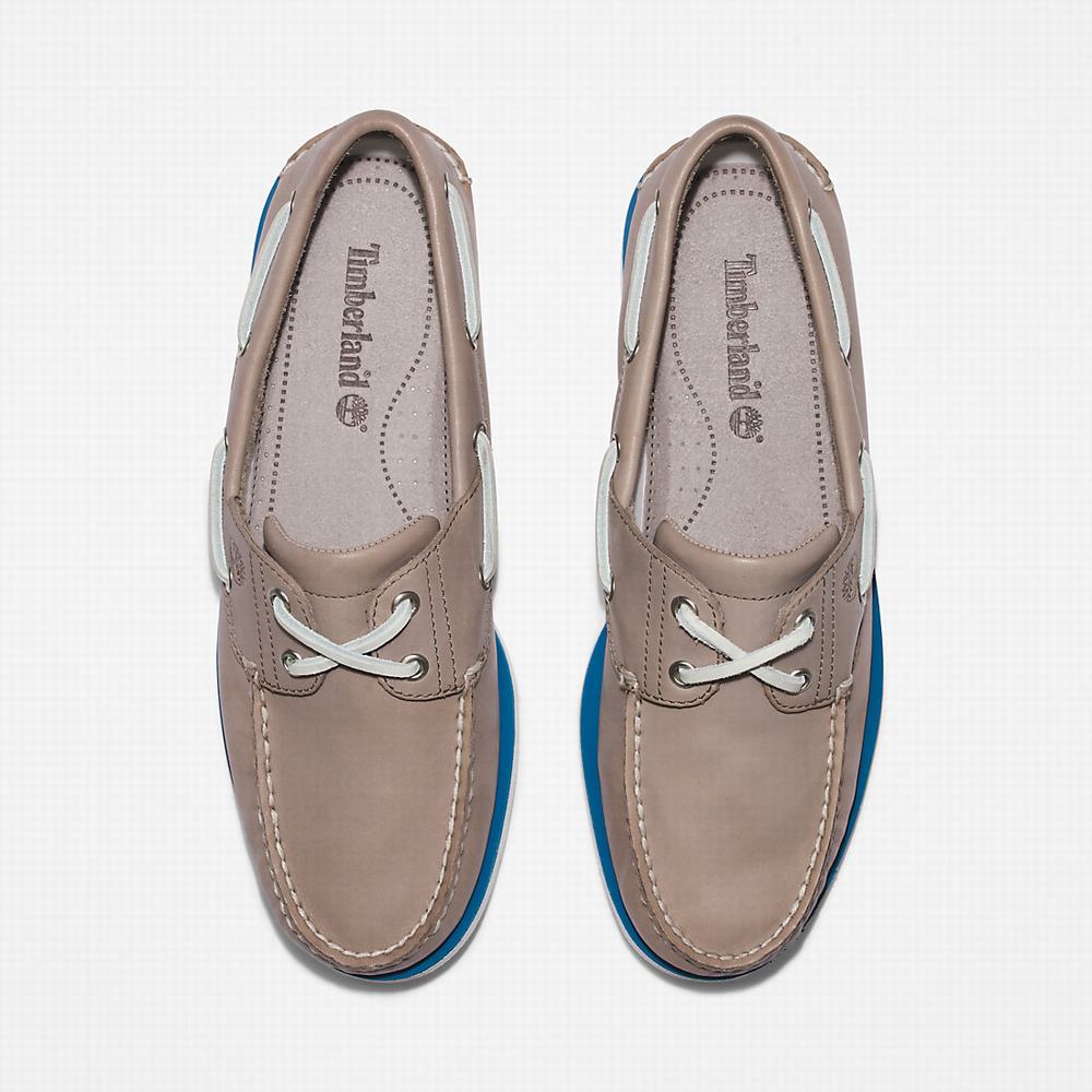 Timberland 2-Eye Classic Tekne Ayakkabısı Erkek Gri | TR-9208E