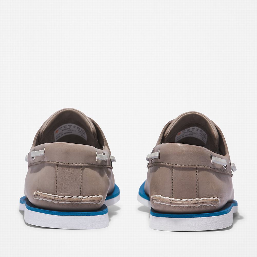Timberland 2-Eye Classic Tekne Ayakkabısı Erkek Gri | TR-9208E