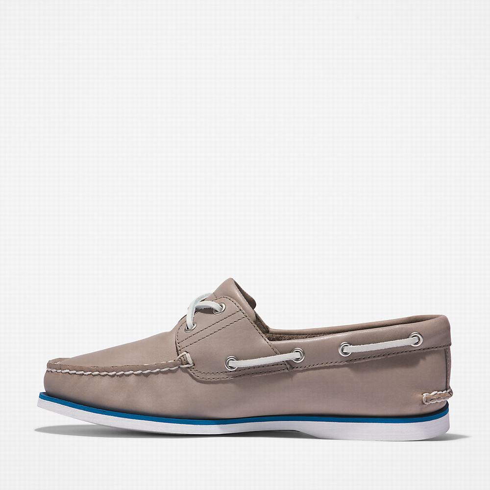 Timberland 2-Eye Classic Tekne Ayakkabısı Erkek Gri | TR-9208E
