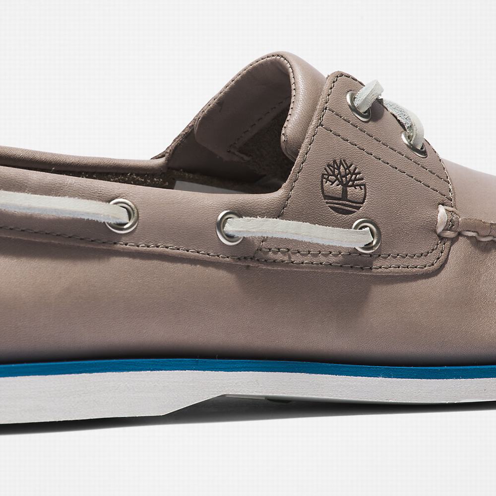Timberland 2-Eye Classic Tekne Ayakkabısı Erkek Gri | TR-9208E