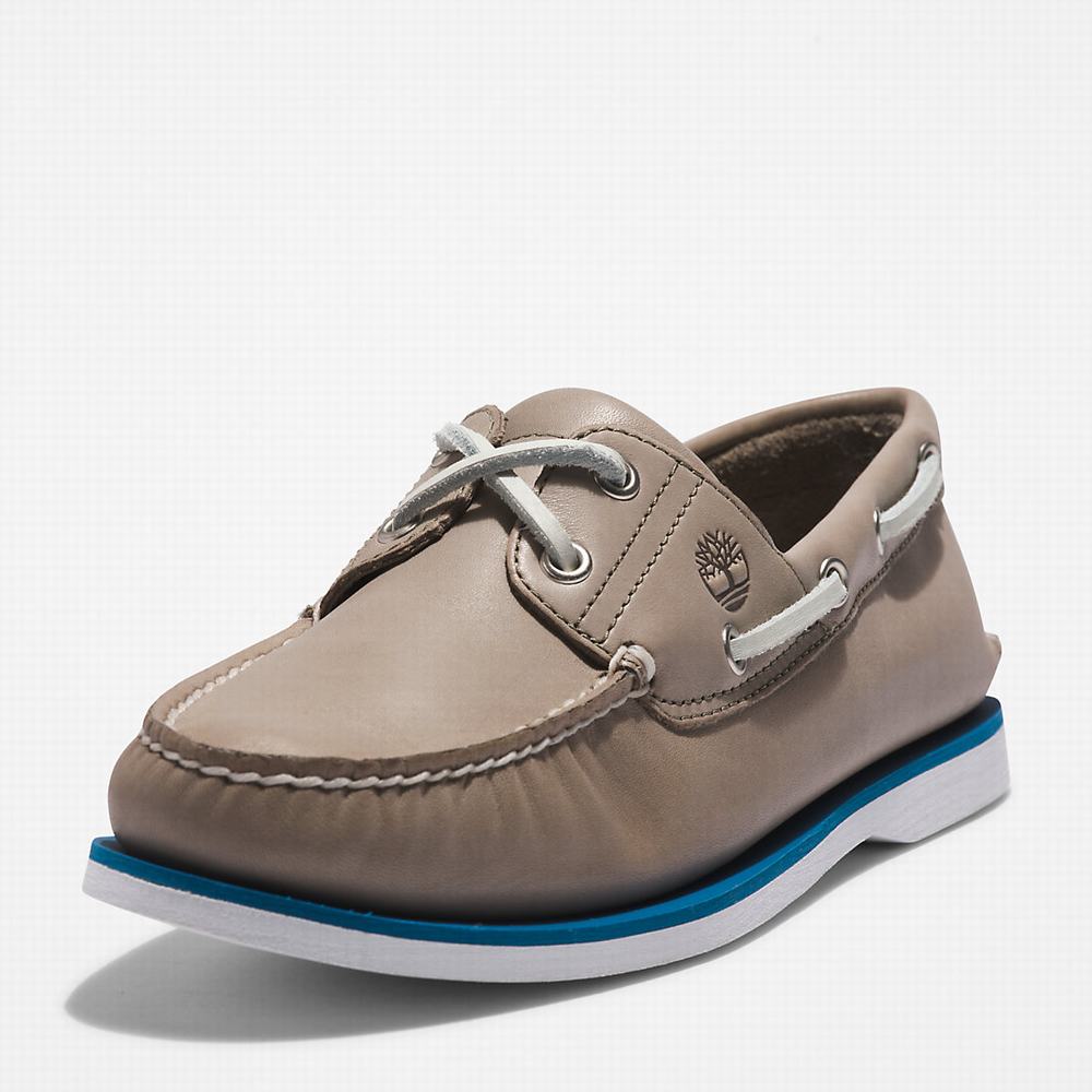 Timberland 2-Eye Classic Tekne Ayakkabısı Erkek Gri | TR-9208E
