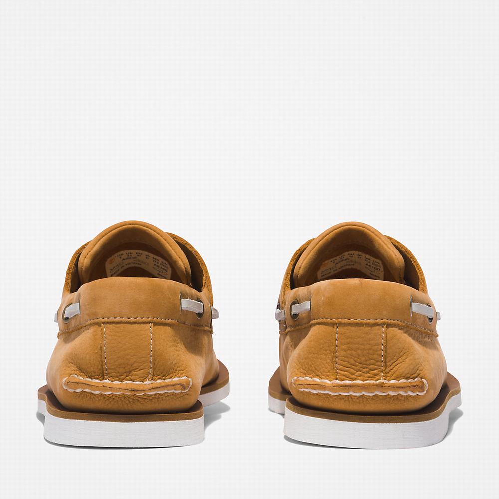 Timberland 2-Eye Classic Tekne Ayakkabısı Erkek Açık Kahverengi | TR-9421T