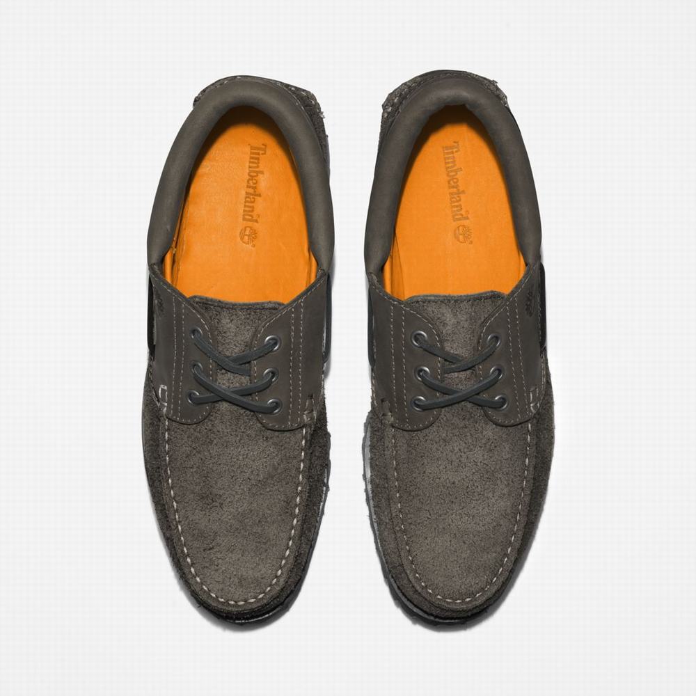 Timberland 3-Eye Lug Handsewn Tekne Ayakkabısı Erkek Gri | TR-1407K