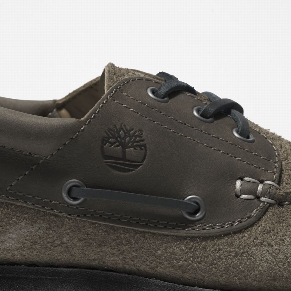 Timberland 3-Eye Lug Handsewn Tekne Ayakkabısı Erkek Gri | TR-1407K