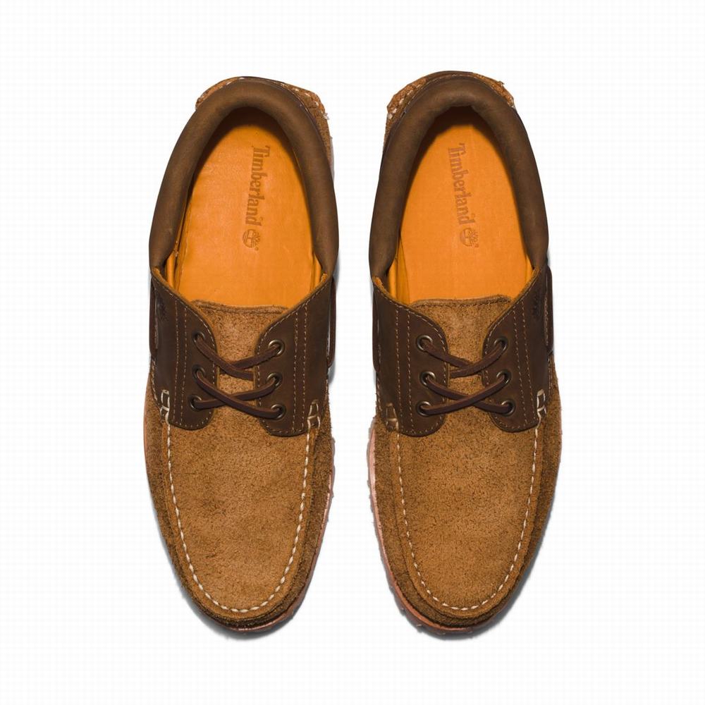 Timberland 3-Eye Lug Handsewn Tekne Ayakkabısı Erkek Kahverengi | TR-2031J
