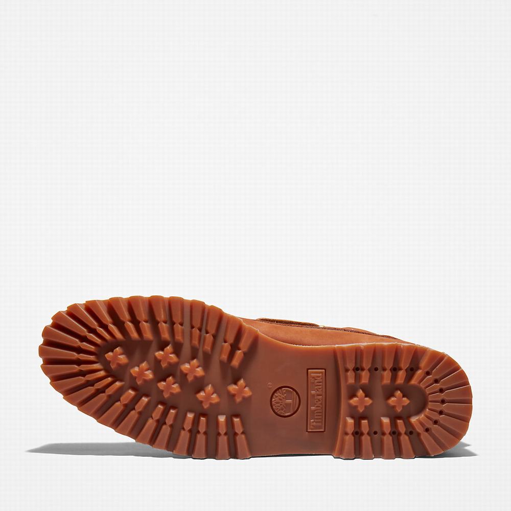 Timberland 3-Eye Lug Handsewn Tekne Ayakkabısı Erkek Kahverengi | TR-4013D