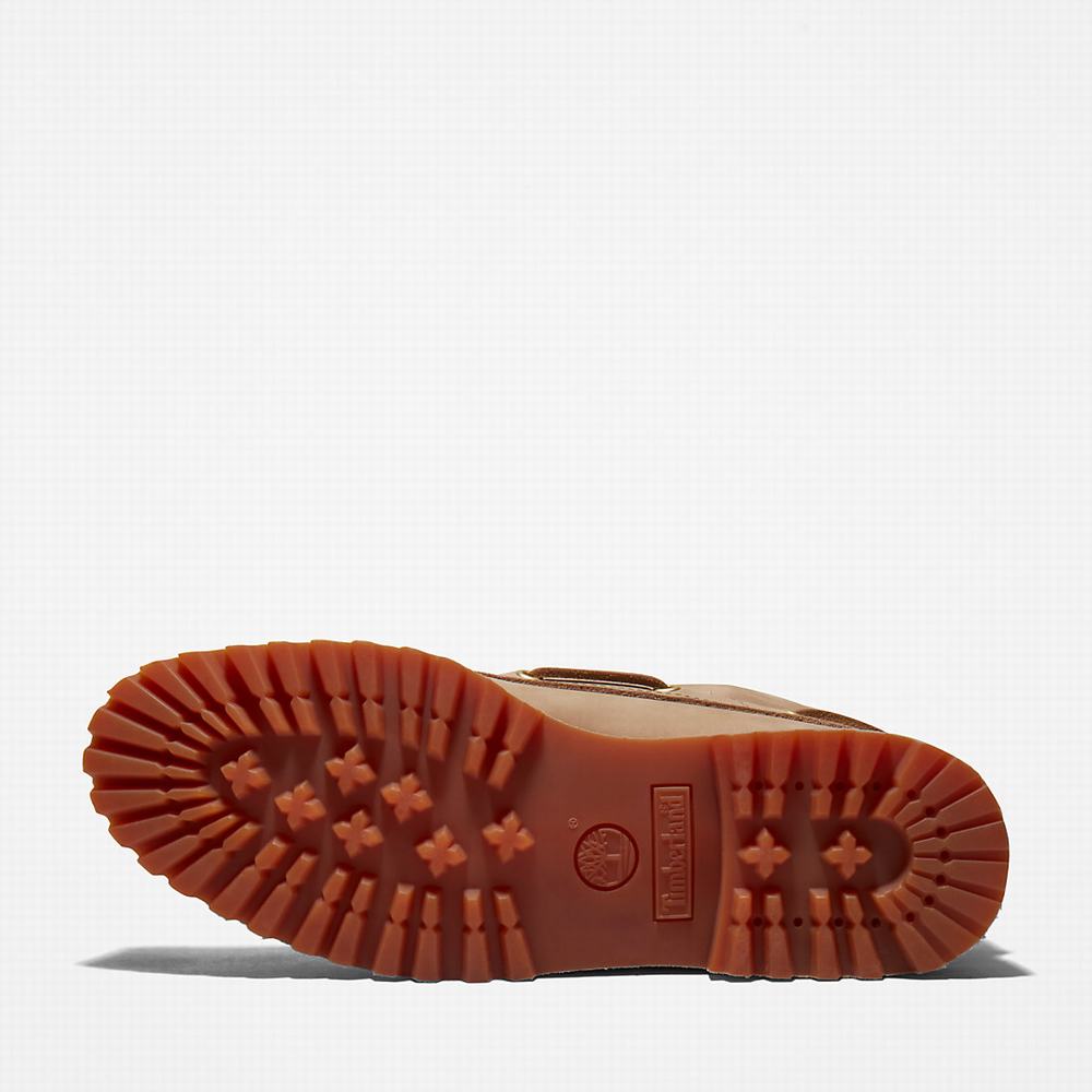 Timberland 3-Eye Lug Handsewn Tekne Ayakkabısı Erkek Açık Kahverengi | TR-8370F