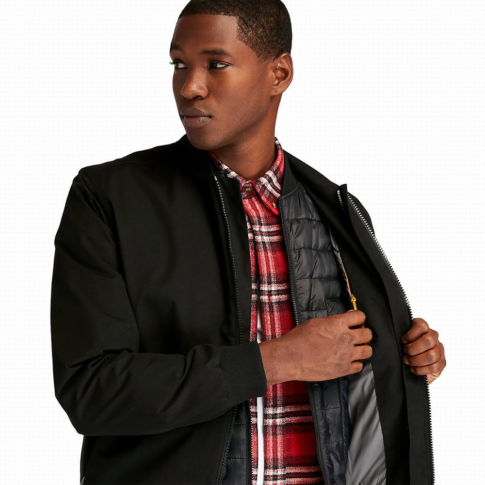 Timberland 3-in-1 Insulated Bomber Ceket Erkek Siyah | TR-1246U