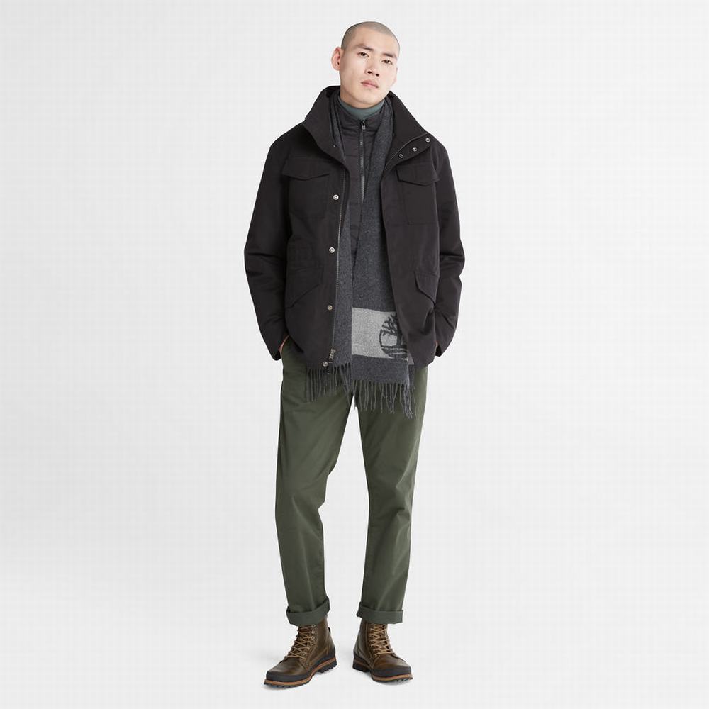 Timberland 3-in-1 Rain Ceket Erkek Siyah | TR-8695J