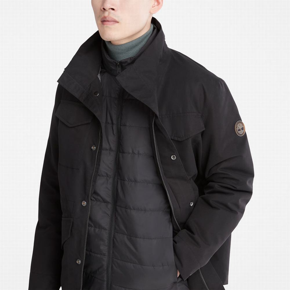 Timberland 3-in-1 Rain Ceket Erkek Siyah | TR-8695J