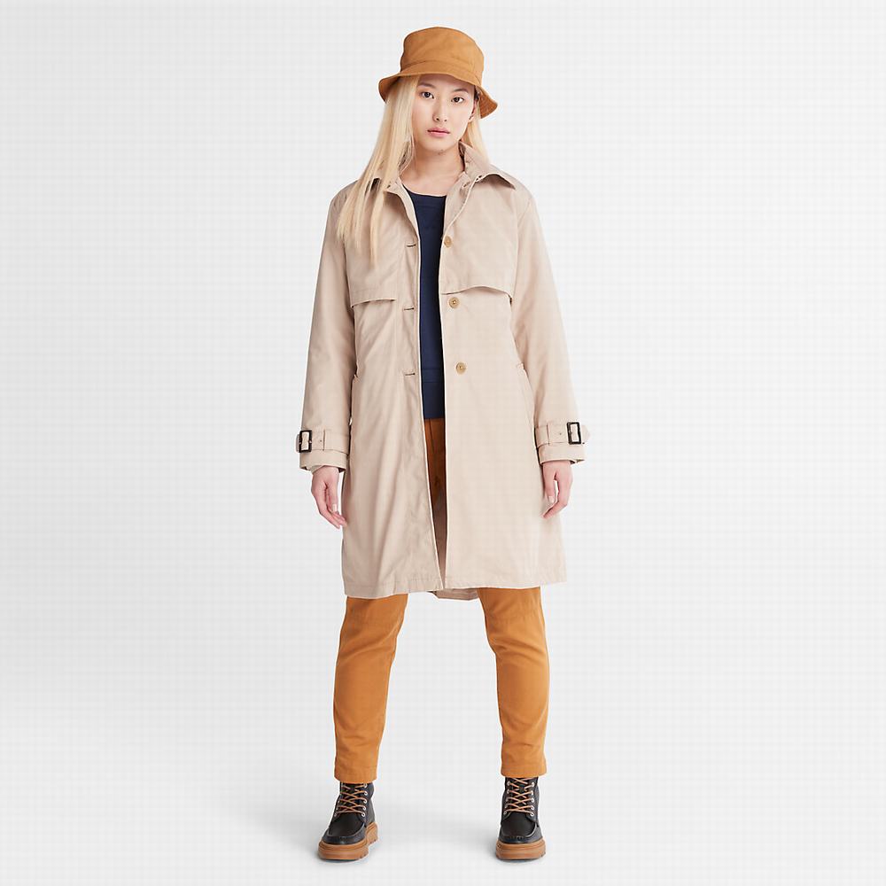 Timberland 3-in-1 Trench Kaban Kadın Bej Rengi | TR-8214R