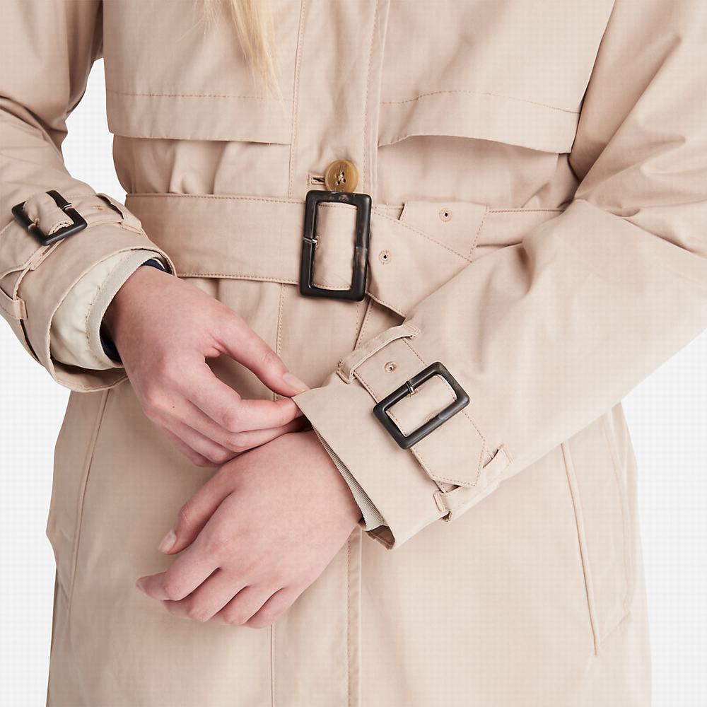 Timberland 3-in-1 Trench Kaban Kadın Bej Rengi | TR-8214R