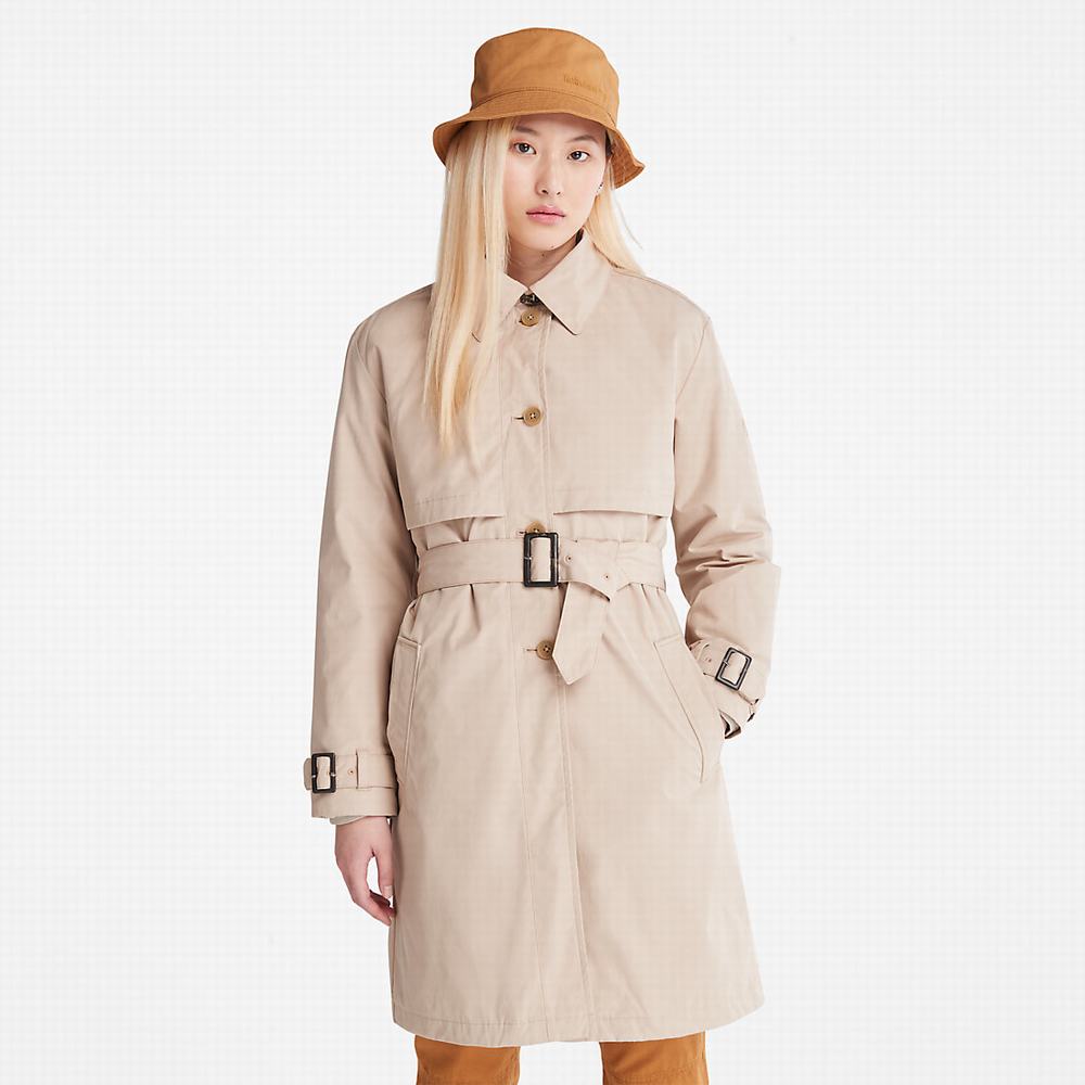 Timberland 3-in-1 Trench Kaban Kadın Bej Rengi | TR-8214R