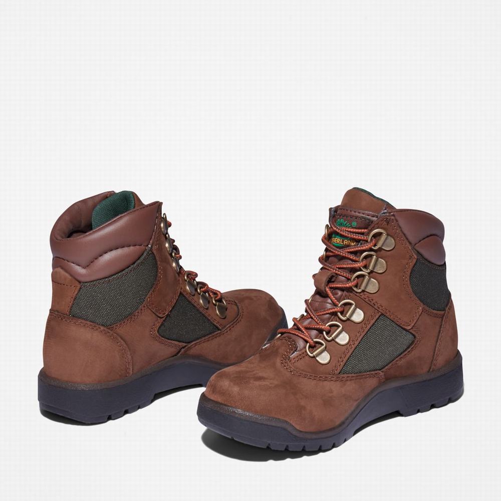Timberland 6-Inch Field Bot Çocuk Koyu Kahverengi | TR-7324Q