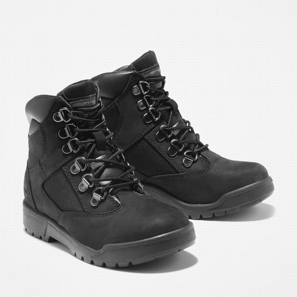Timberland 6-Inch Field Bot Çocuk Siyah | TR-8409E