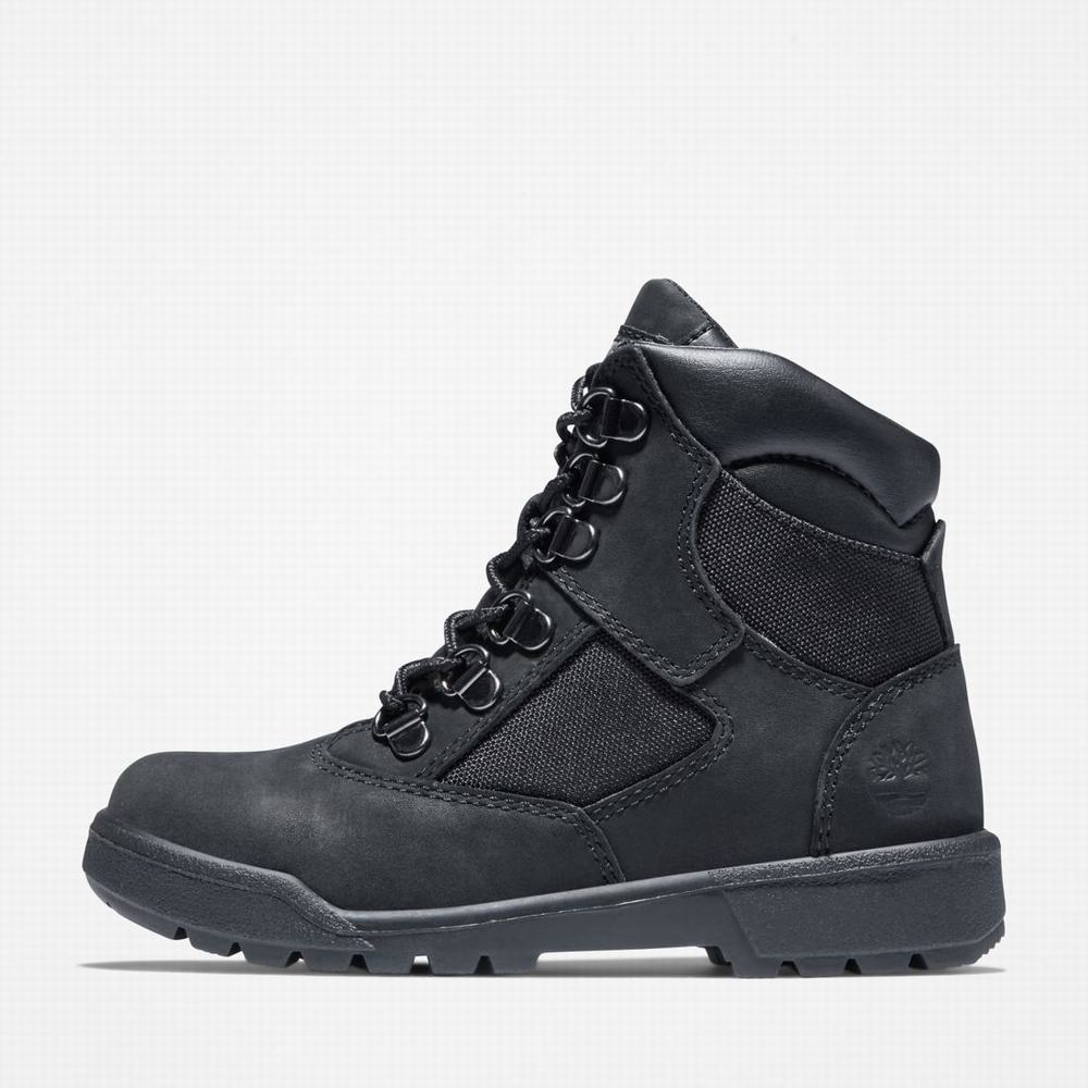 Timberland 6-Inch Field Bot Çocuk Siyah | TR-8409E
