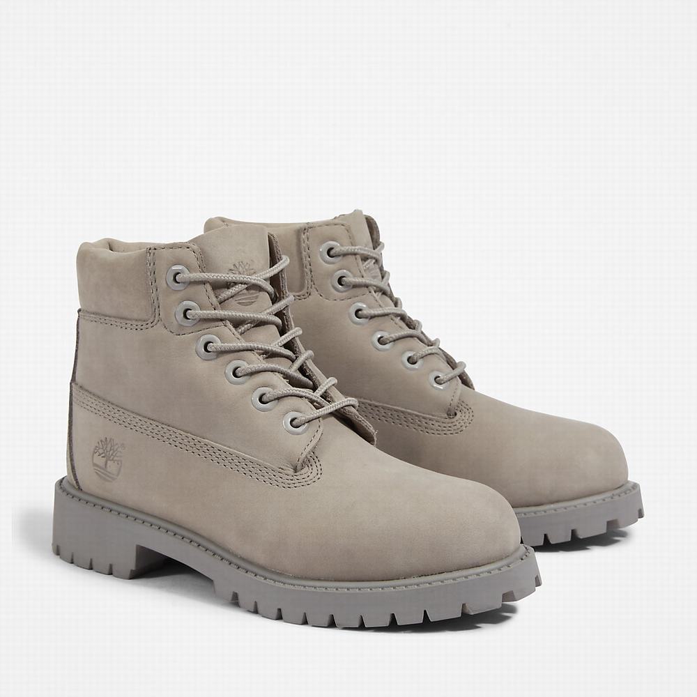 Timberland 6 Inch Premium Bot Çocuk Gri | TR-5041U