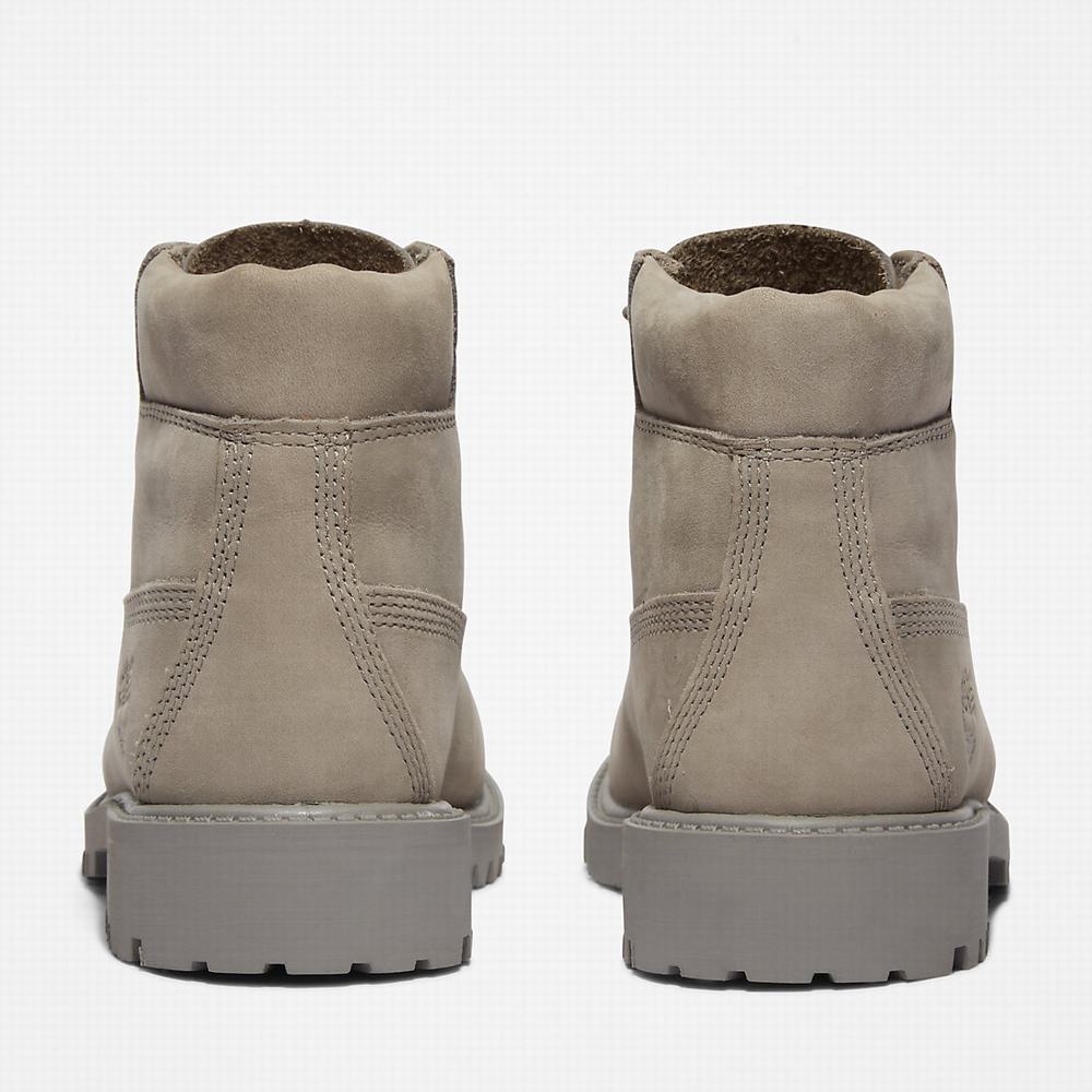 Timberland 6 Inch Premium Bot Çocuk Gri | TR-5041U