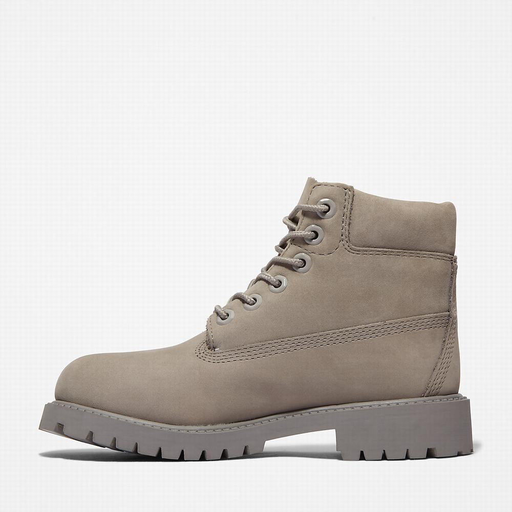 Timberland 6 Inch Premium Bot Çocuk Gri | TR-5041U