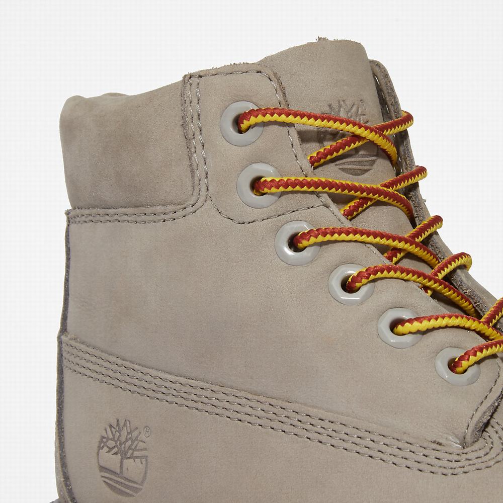 Timberland 6 Inch Premium Bot Çocuk Gri | TR-5041U