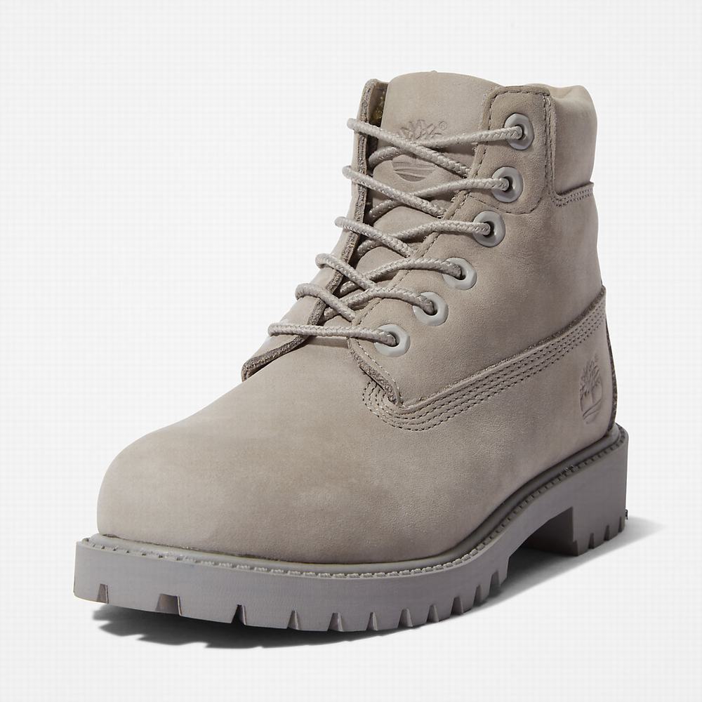 Timberland 6 Inch Premium Bot Çocuk Gri | TR-5041U