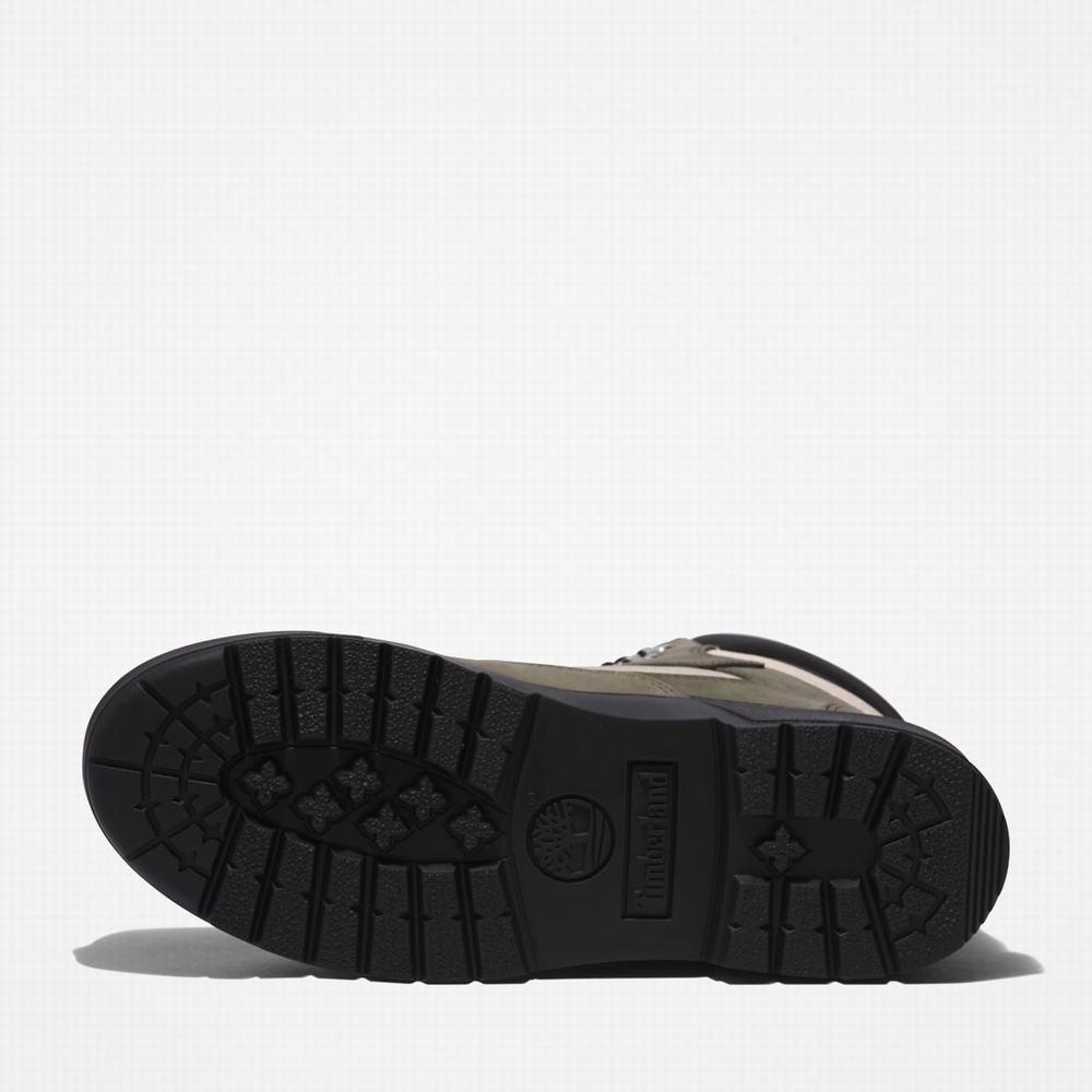 Timberland 6-Inch Waterproof Field Bot Erkek Koyu Yeşil | TR-1482U
