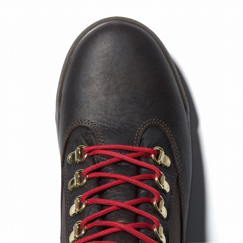 Timberland 6-Inch Waterproof Field Bot Erkek Koyu Kahverengi | TR-2478P