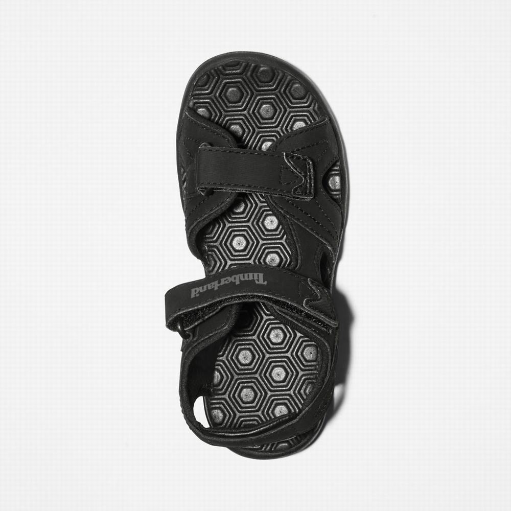 Timberland Adventure Seeker 2-Askılı Sandalet Çocuk Siyah | TR-4518R