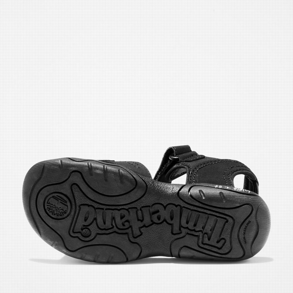 Timberland Adventure Seeker 2-Askılı Sandalet Çocuk Siyah | TR-4518R