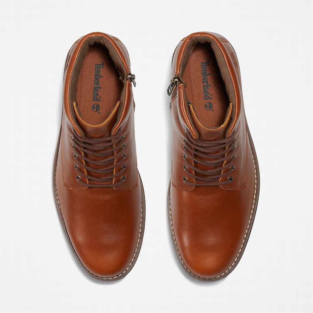 Timberland Alden Brook Side-Zip Bot Erkek Koyu Kahverengi | TR-4801D