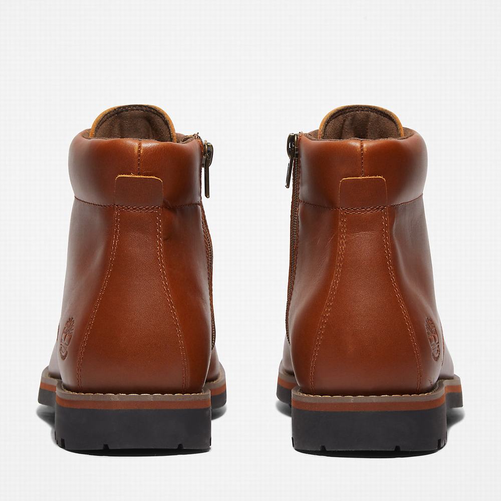 Timberland Alden Brook Side-Zip Bot Erkek Koyu Kahverengi | TR-4801D