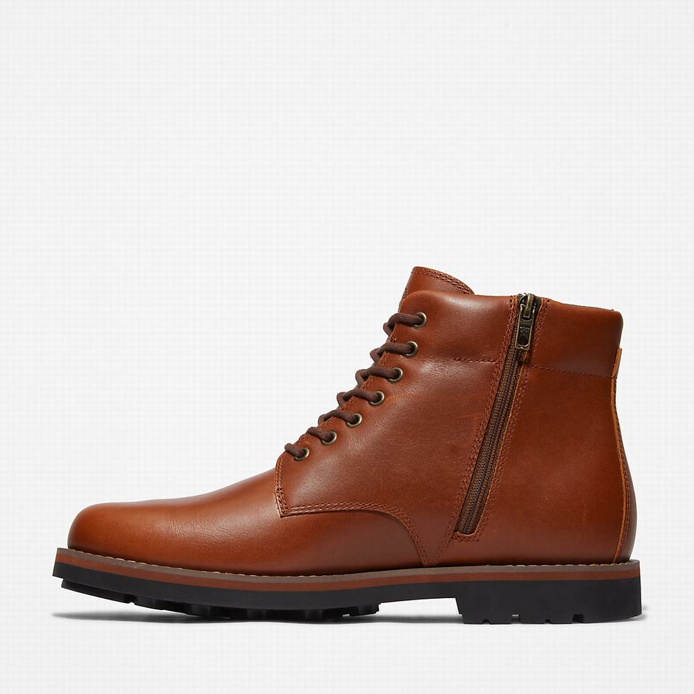 Timberland Alden Brook Side-Zip Bot Erkek Koyu Kahverengi | TR-4801D