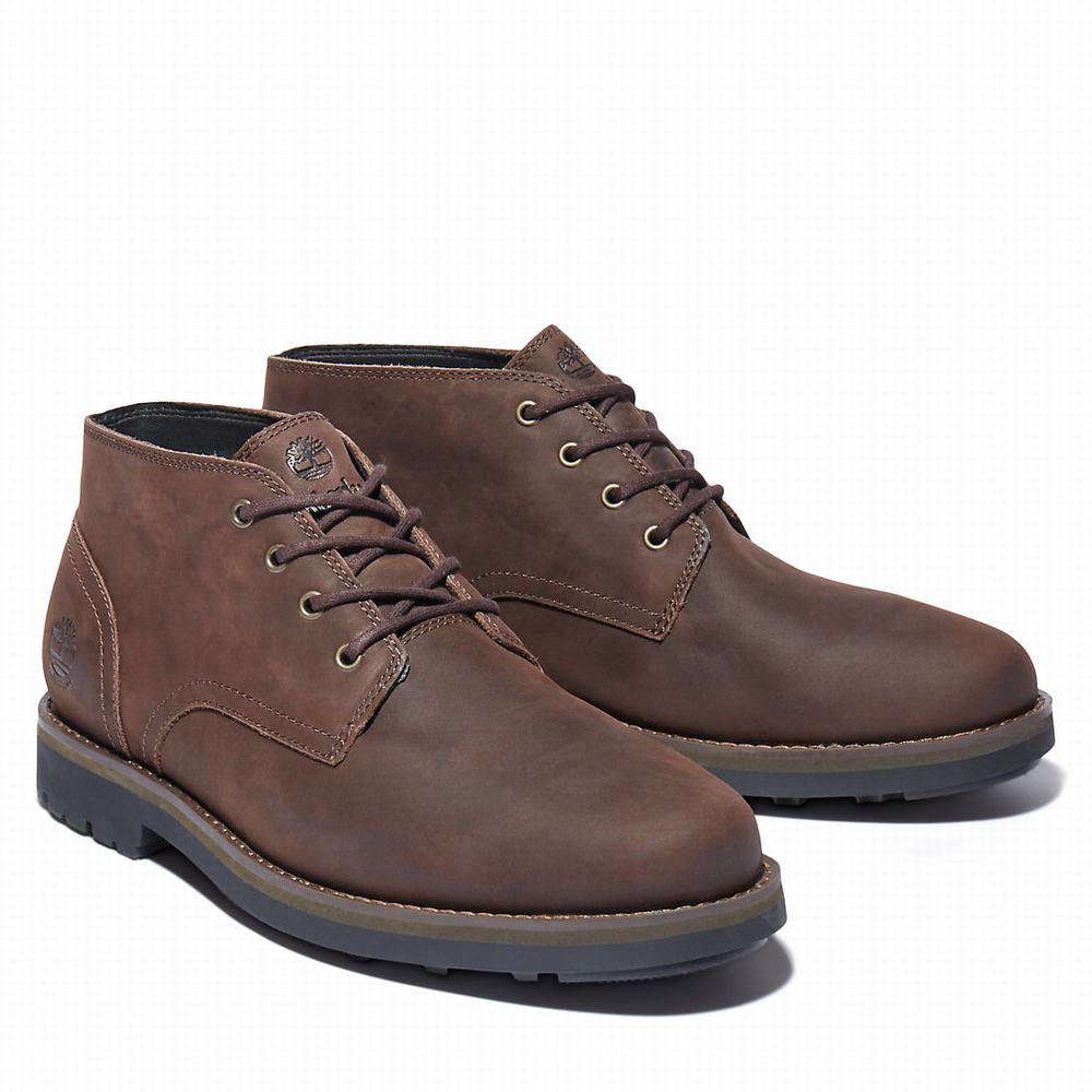 Timberland Alden Brook Waterproof Chukka Bot Erkek Koyu Kahverengi | TR-0927H