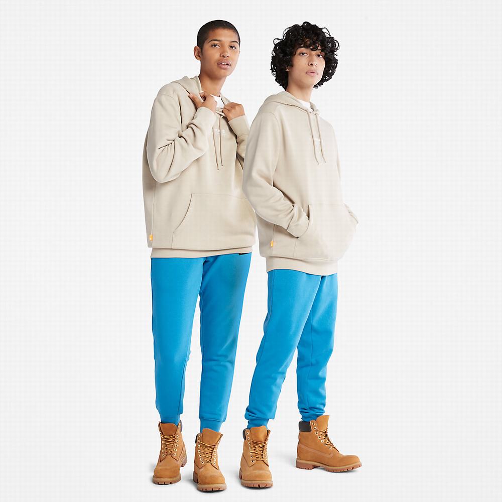 Timberland All Gender Luxe Konfor Essentials Refibra™ Kapüşonlu Sweatshirt Erkek Açık Gri | TR-9123S
