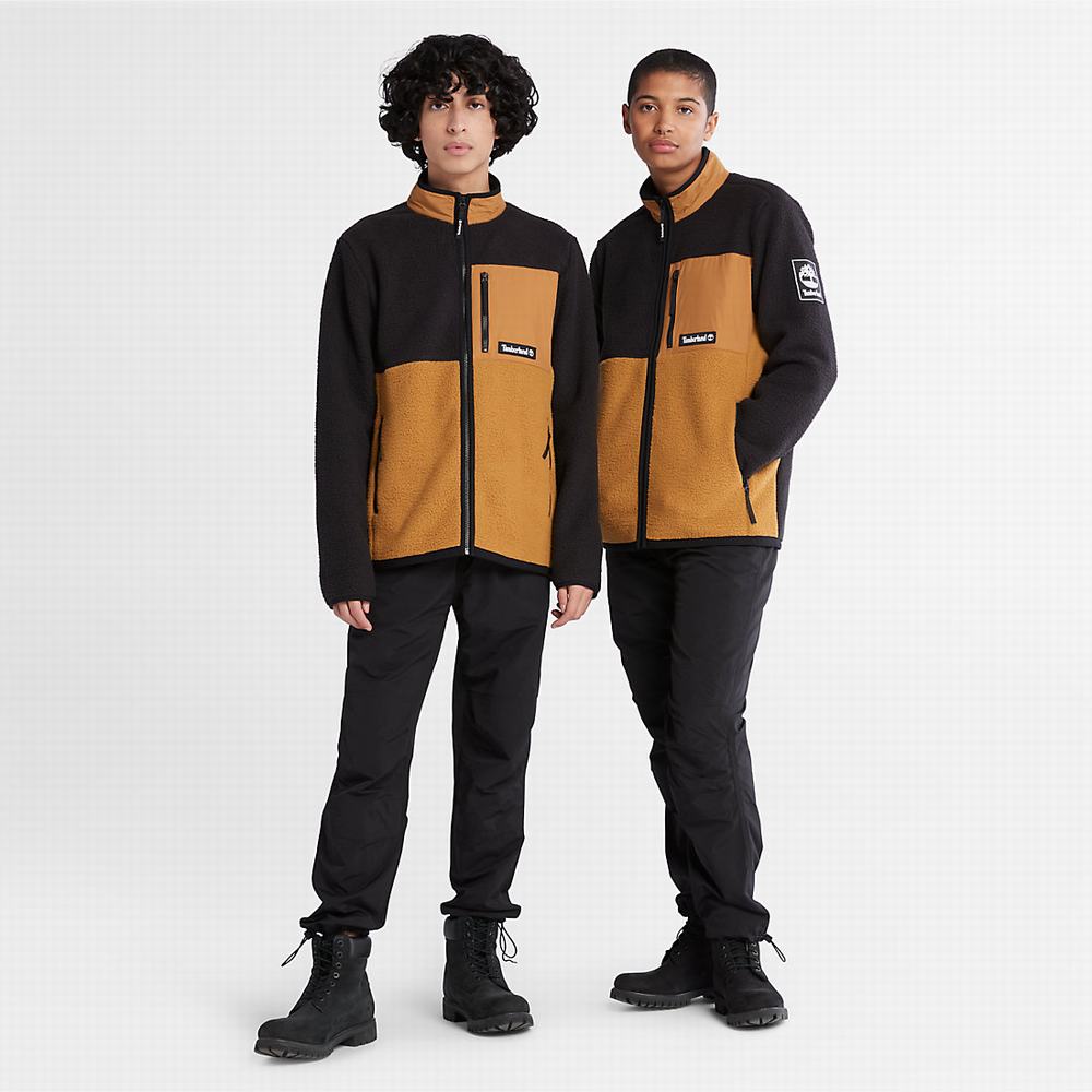 Timberland All Gender Outdoor Archive Polar Ceketler Erkek Siyah | TR-6581L