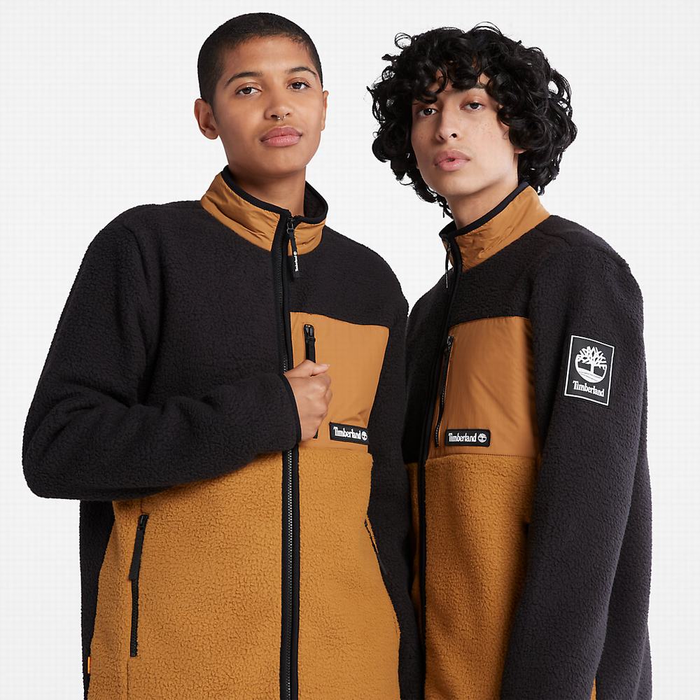 Timberland All Gender Outdoor Archive Polar Ceketler Erkek Siyah | TR-6581L