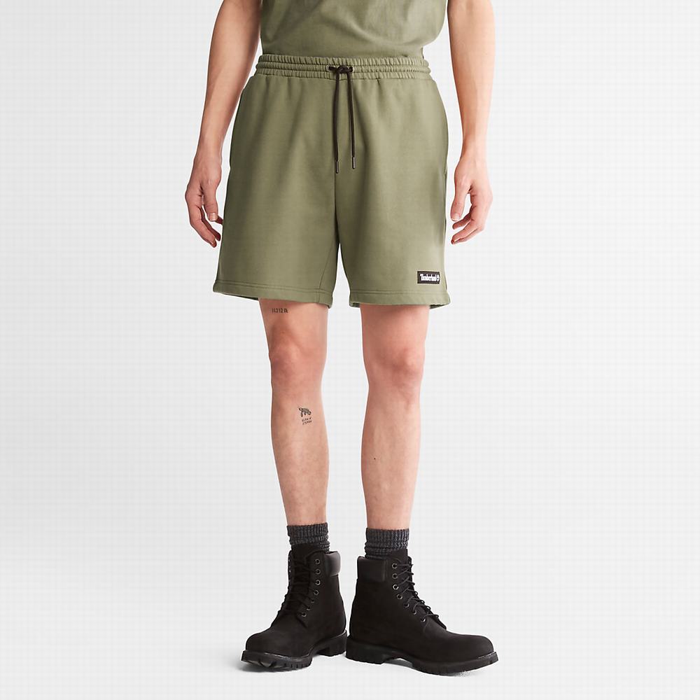 Timberland All Gender Sweatshorts Şort Kadın Yeşil | TR-4936M