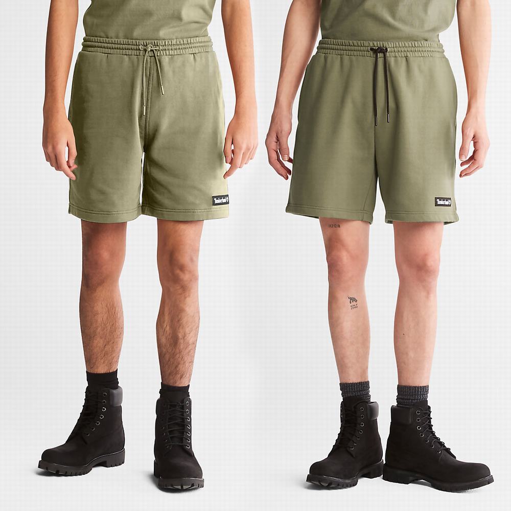 Timberland All Gender Sweatshorts Şort Kadın Yeşil | TR-4936M